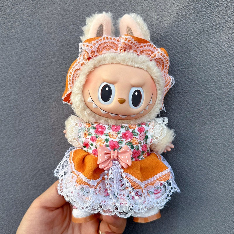 Handmade Labubu Doll Clothes | Custom Outfits for 17cm Dolls