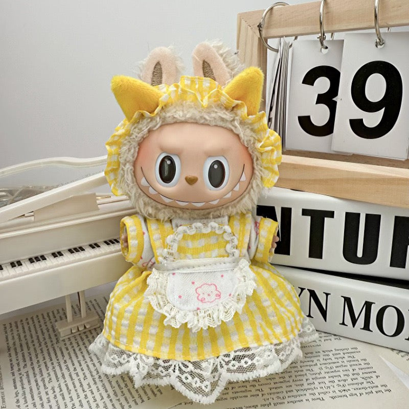 Handmade Labubu Doll Clothes | Custom Outfits for 17cm Dolls