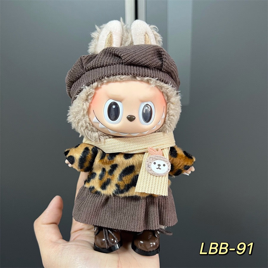 Handmade Labubu Doll Clothes | Custom Outfits for 17cm Dolls
