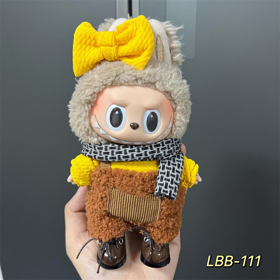 Handmade Labubu Doll Clothes | Custom Outfits for 17cm Dolls