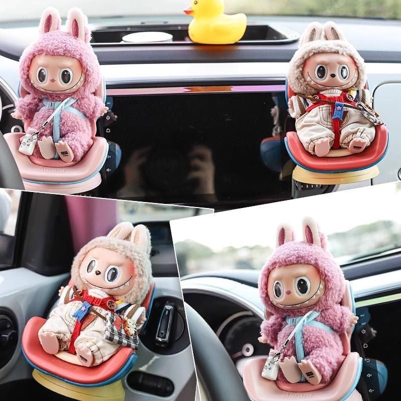Labubu Bunny Safety Seat Figure