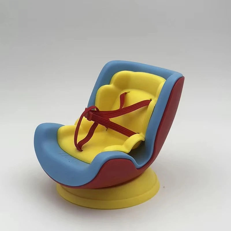 Labubu Bunny Safety Seat Figure
