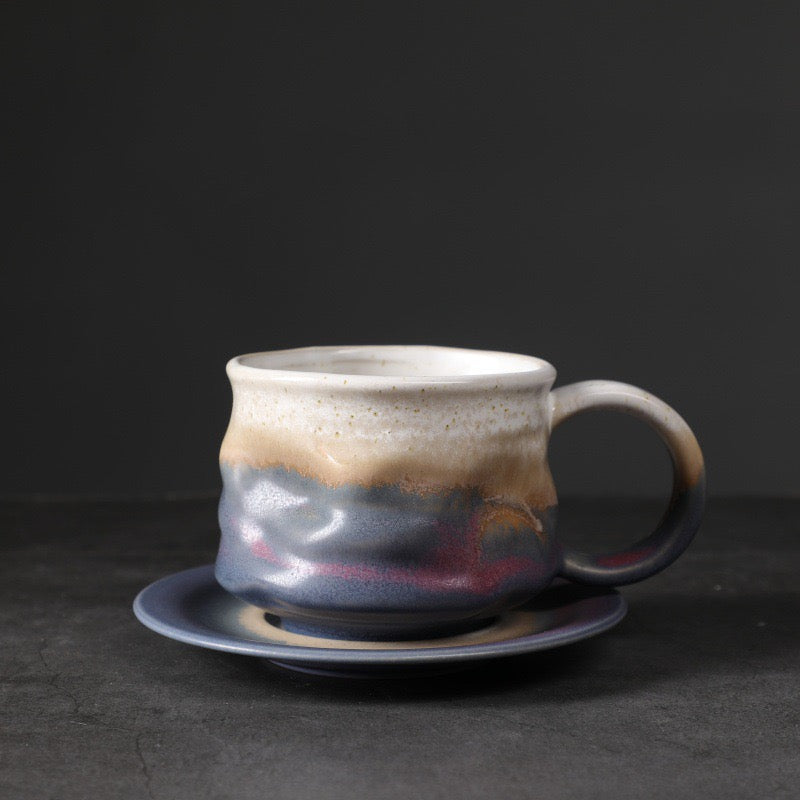 235 Asymmetric Curve Ceramic Cup