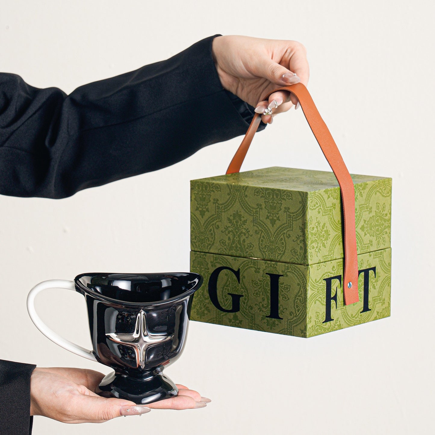 Starlight Ceramic Mug – Artistic & Elegant