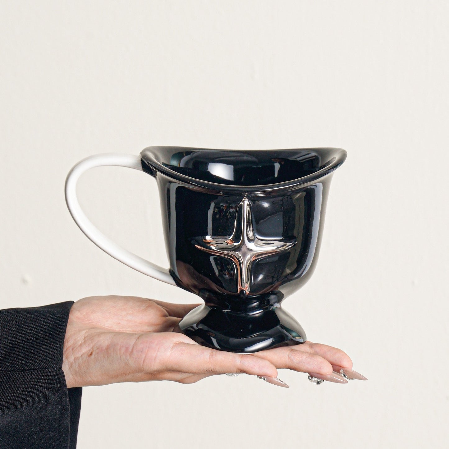 Starlight Ceramic Mug – Artistic & Elegant
