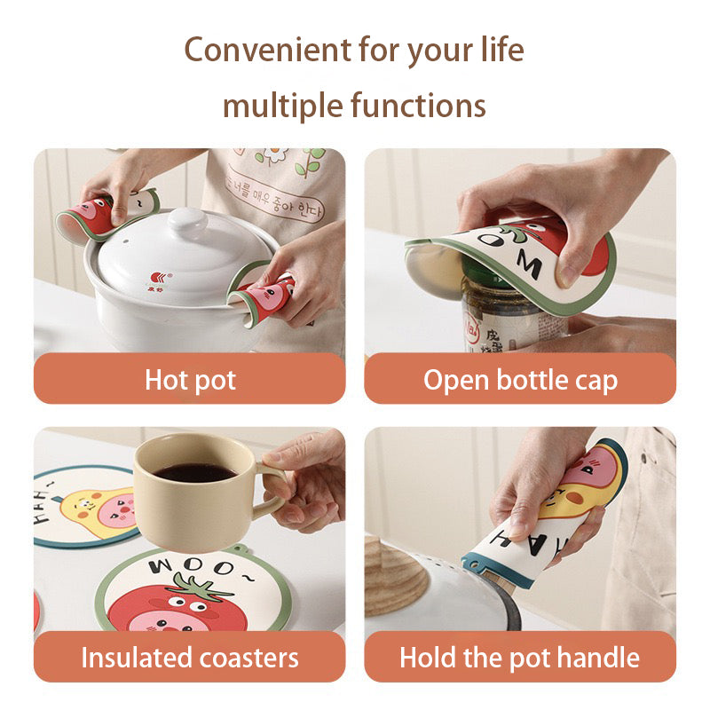 Cartoon Fruit Heat-Resistant Pad