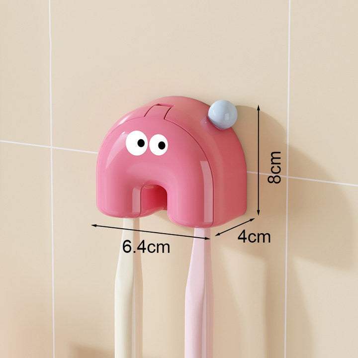 Rainbow Dopamine Suction Toothbrush Holder