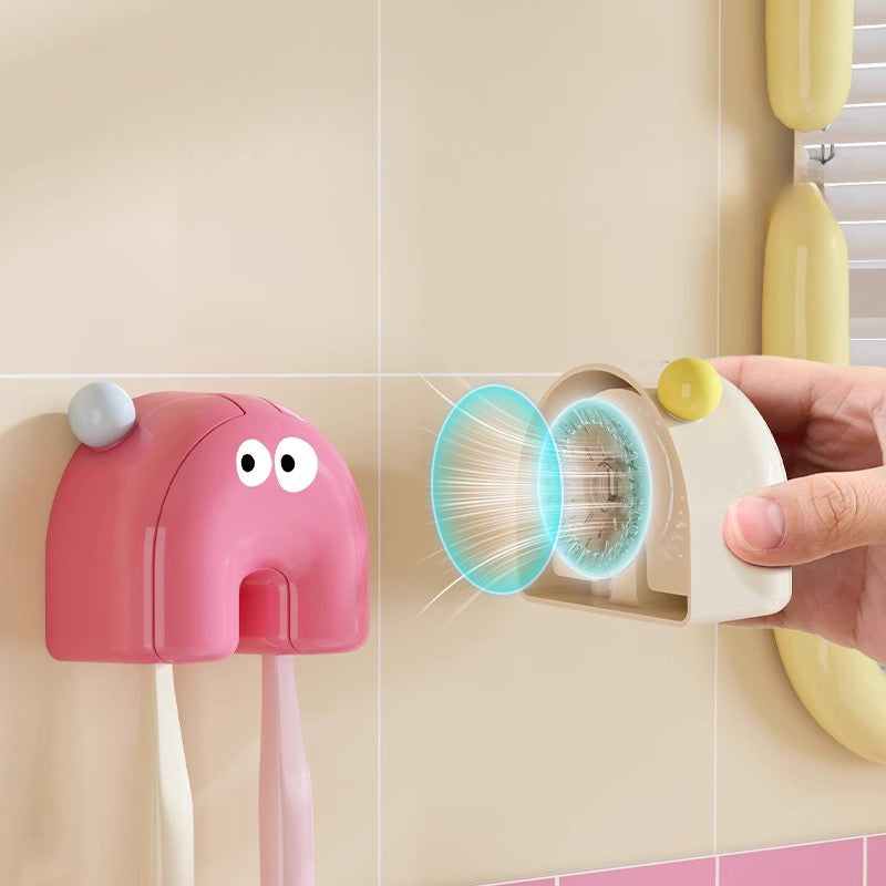 Rainbow Dopamine Suction Toothbrush Holder