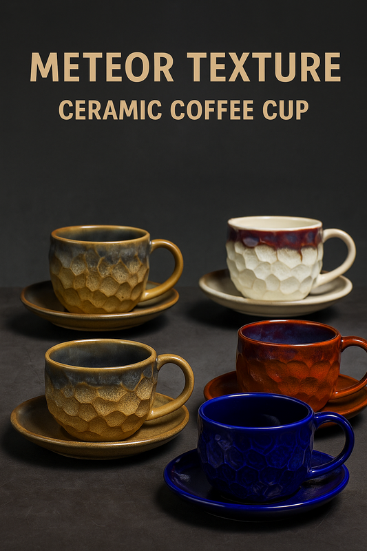 238 Meteor Texture Ceramic Coffee Cup
