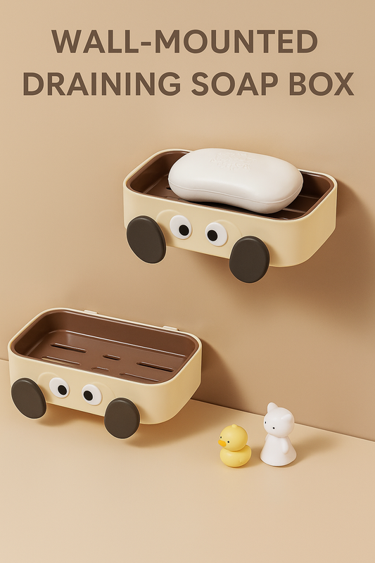 Wall-Mounted Draining Soap Box