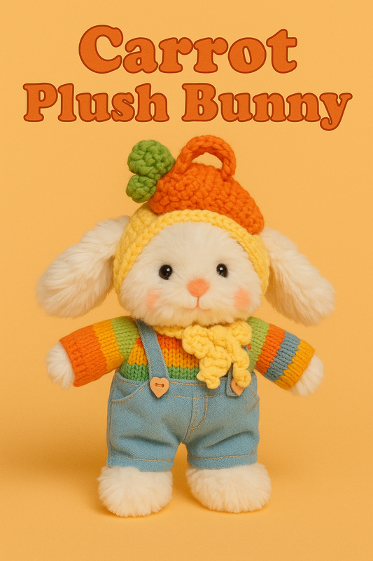 Carrot Plush Bunny