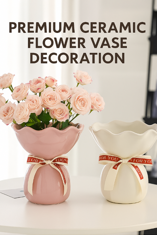 Premium Ceramic Flower Vase Decoration