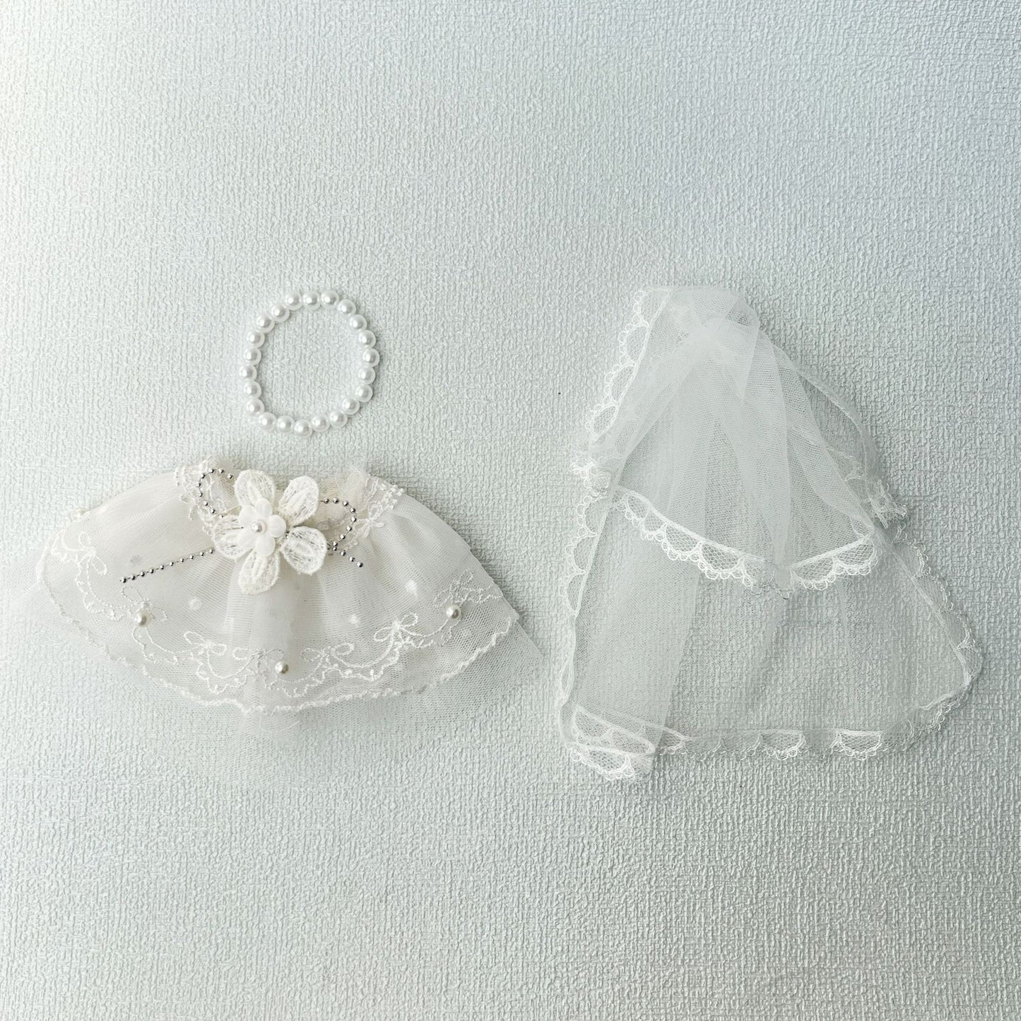 Labubu Wedding Couple Outfit Set (for 17cm Doll)