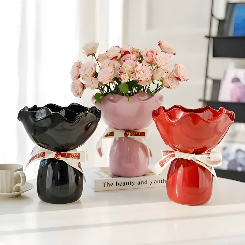 Premium Ceramic Flower Vase Decoration