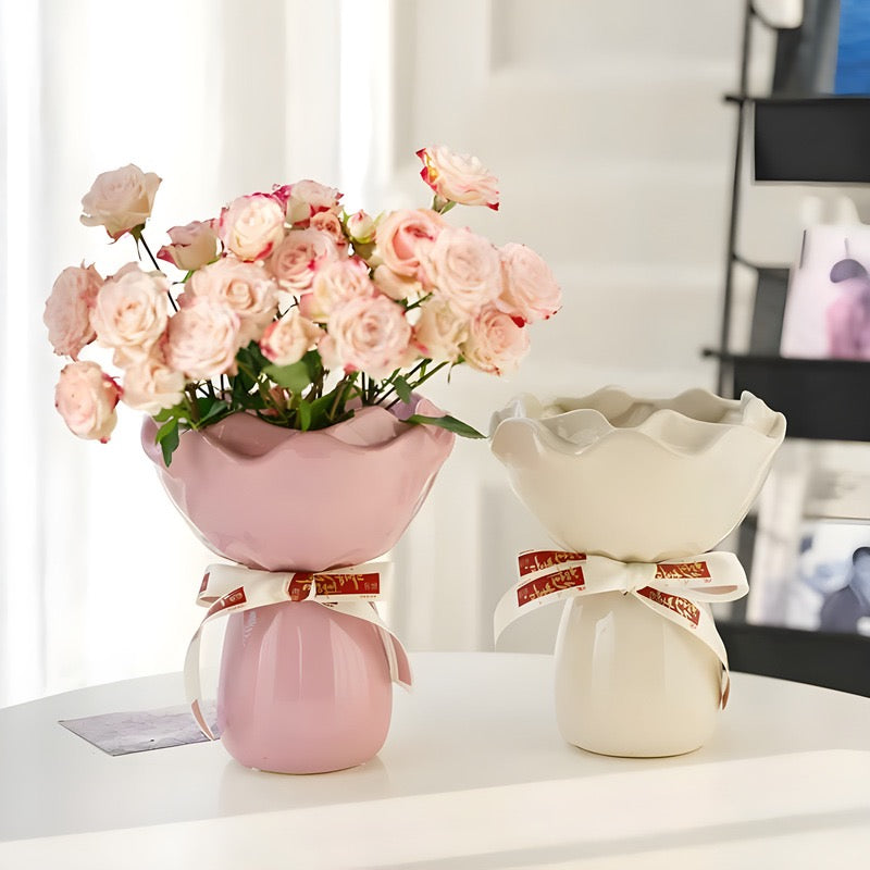 Premium Ceramic Flower Vase Decoration