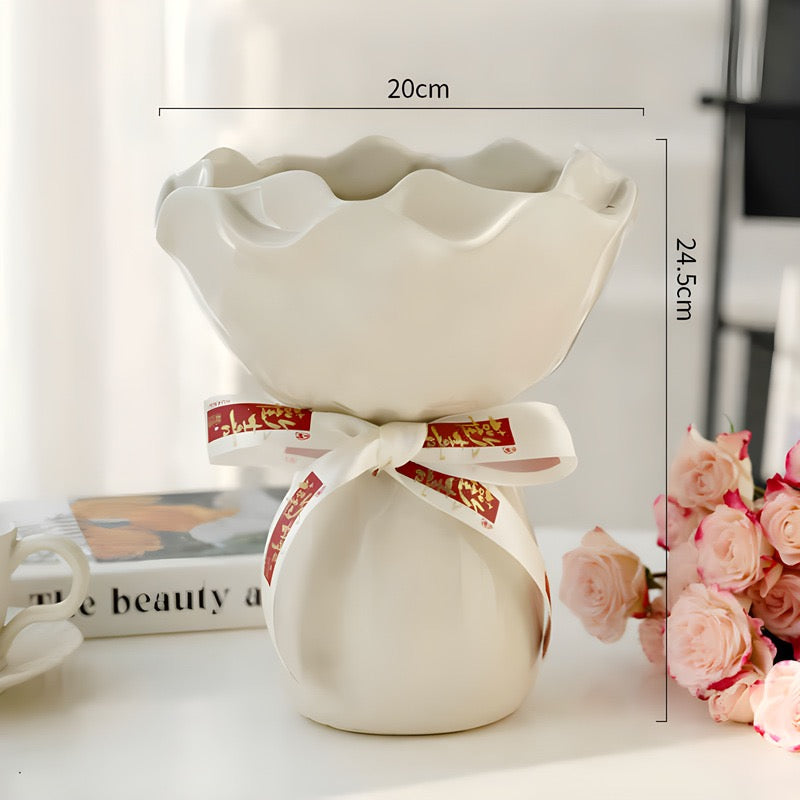 Premium Ceramic Flower Vase Decoration