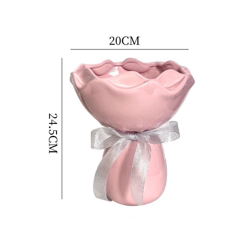 Premium Ceramic Flower Vase Decoration