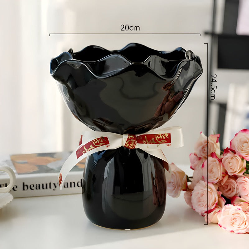 Premium Ceramic Flower Vase Decoration