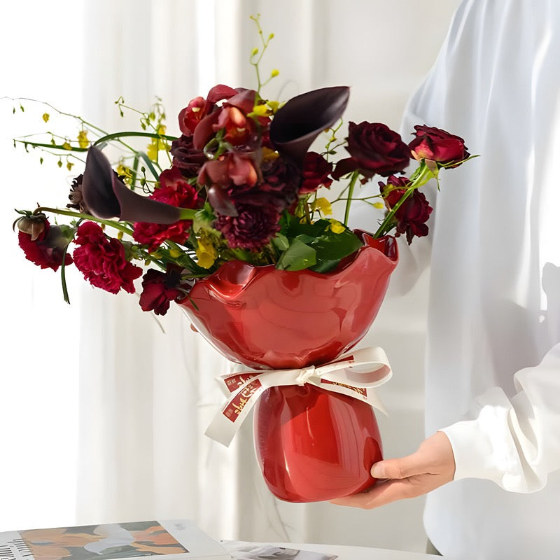 Premium Ceramic Flower Vase Decoration