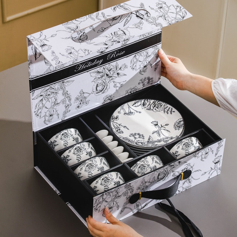 Premium Ceramic Bowl & Plate Gift Set