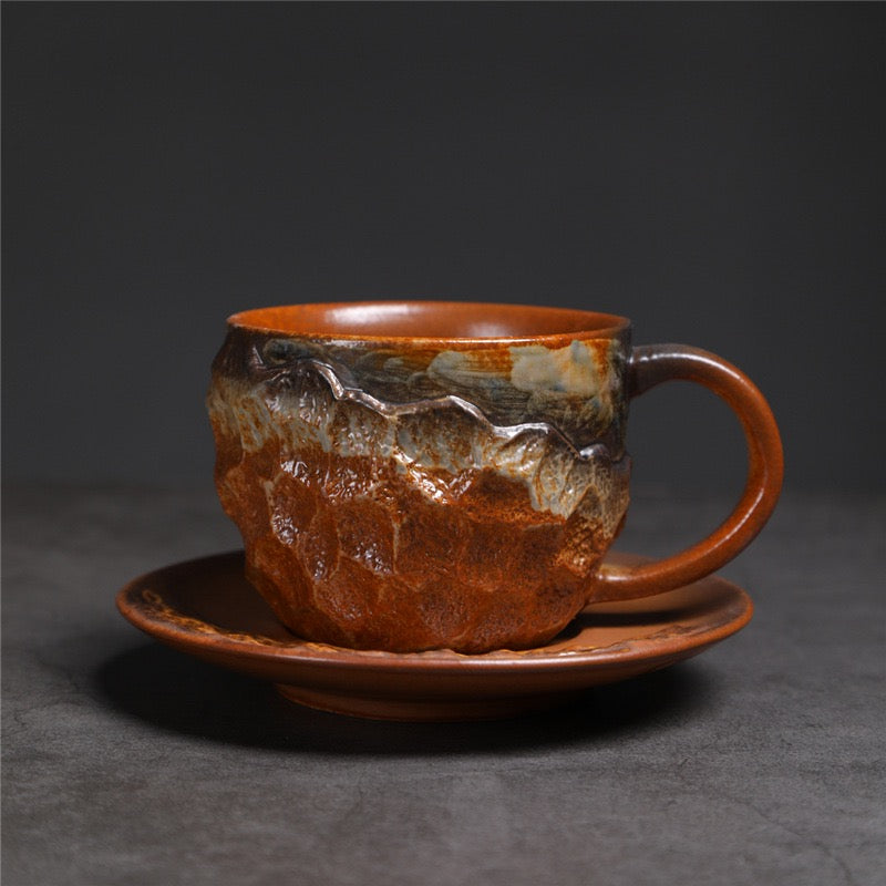 238 Meteor Texture Ceramic Coffee Cup