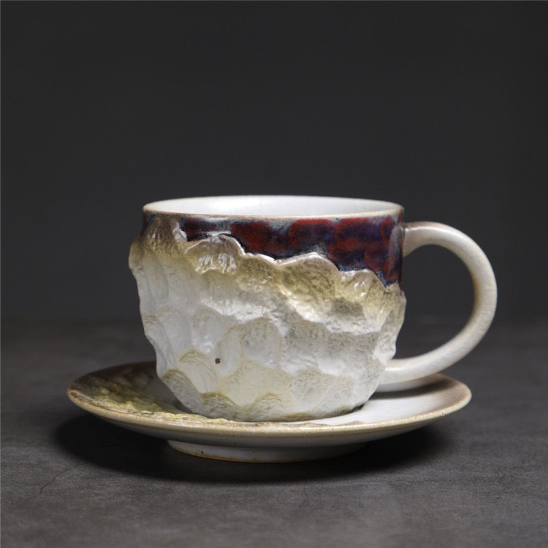 238 Meteor Texture Ceramic Coffee Cup