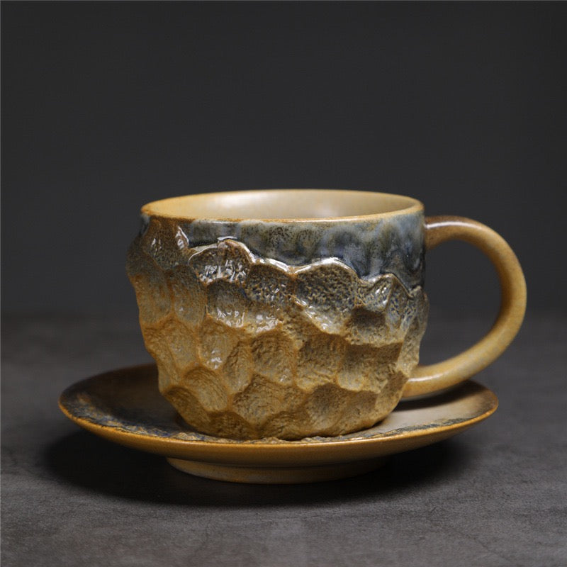 238 Meteor Texture Ceramic Coffee Cup