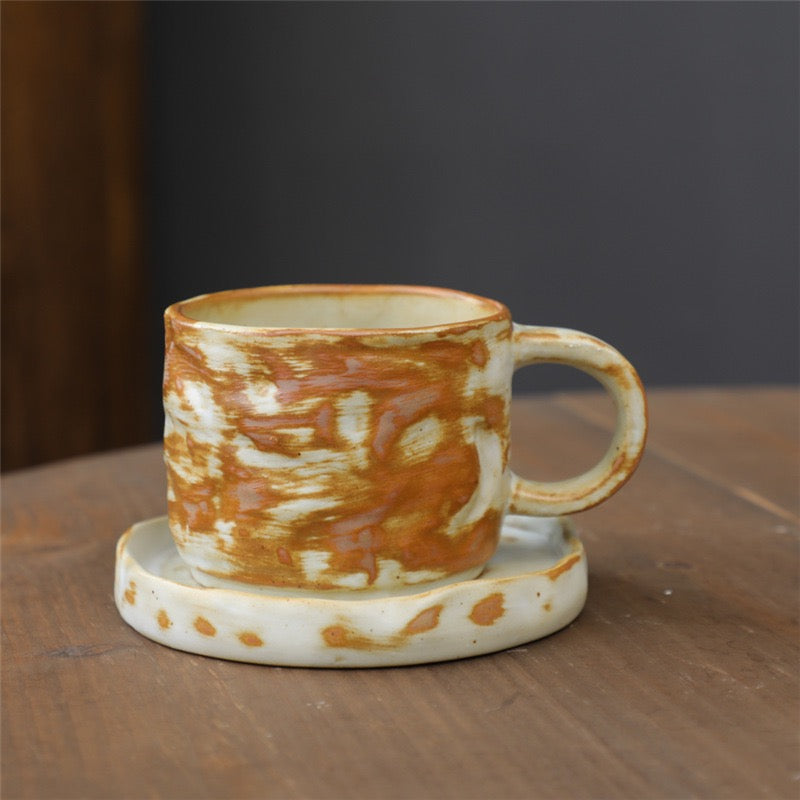 Handcrafted-Style Ceramic Coffee Cup