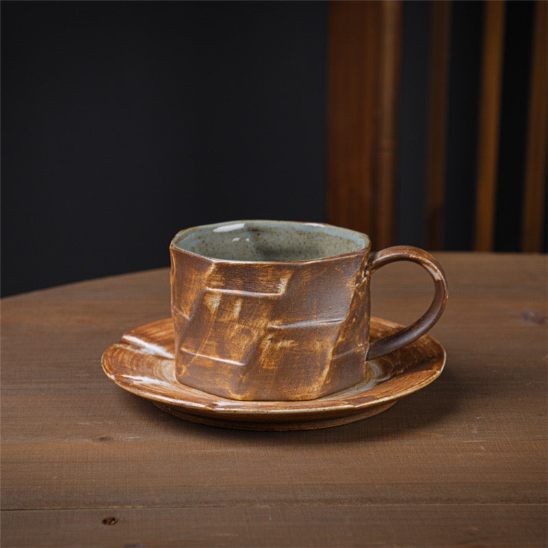 Origami-Inspired Ceramic Coffee Cup