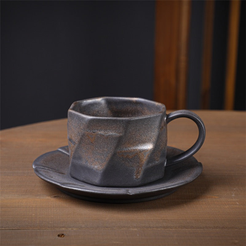 Origami-Inspired Ceramic Coffee Cup