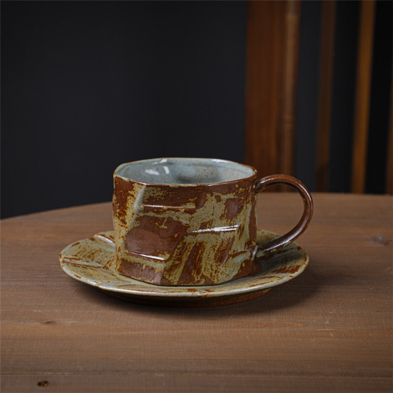 Origami-Inspired Ceramic Coffee Cup