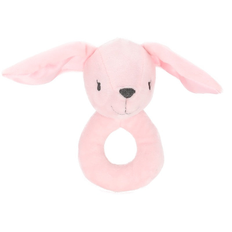 Baby Plush Squeaky Grab Stick & Rattle Toy