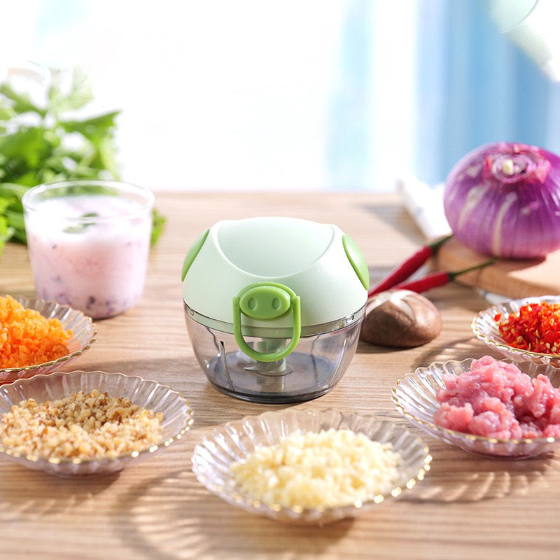 Manual Garlic Chopper / Hand-Pulled Food Mincer